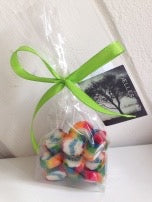 Bolcher med ordet FÆLLESSKAB. 100 gram